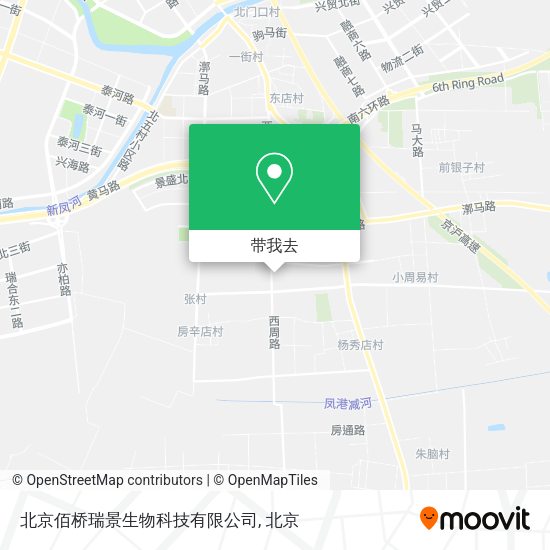 北京佰桥瑞景生物科技有限公司地图