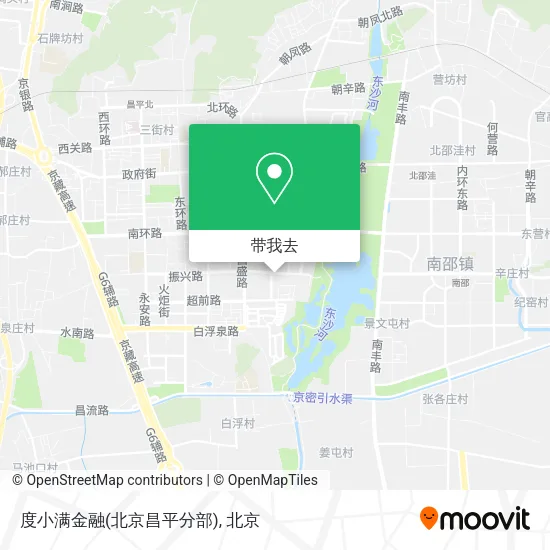 度小满金融(北京昌平分部)地图