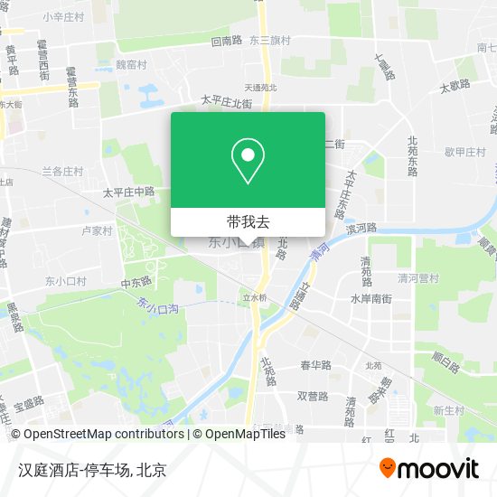 汉庭酒店-停车场地图