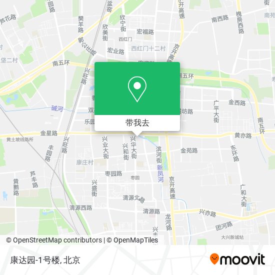 康达园-1号楼地图