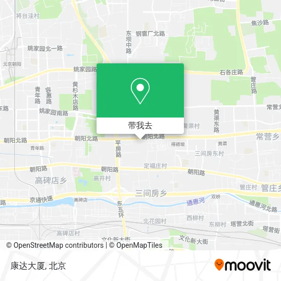 康达大厦地图