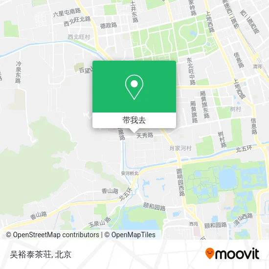 吴裕泰茶荘地图