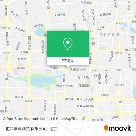 北京尊臻商贸有限公司地图