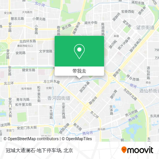 冠城大通澜石-地下停车场地图