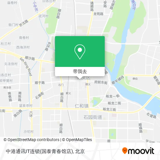 中港通讯IT连锁(国泰青春馆店)地图