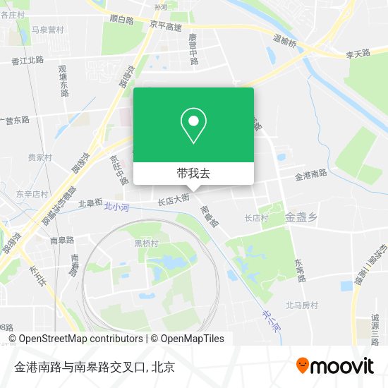 金港南路与南皋路交叉口地图