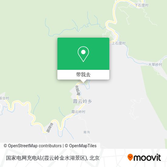 国家电网充电站(霞云岭金水湖景区)地图