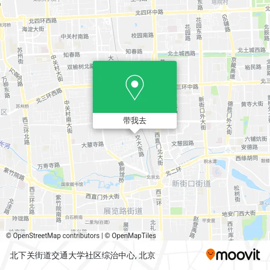 北下关街道交通大学社区综治中心地图