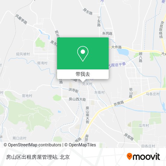房山区出租房屋管理站地图