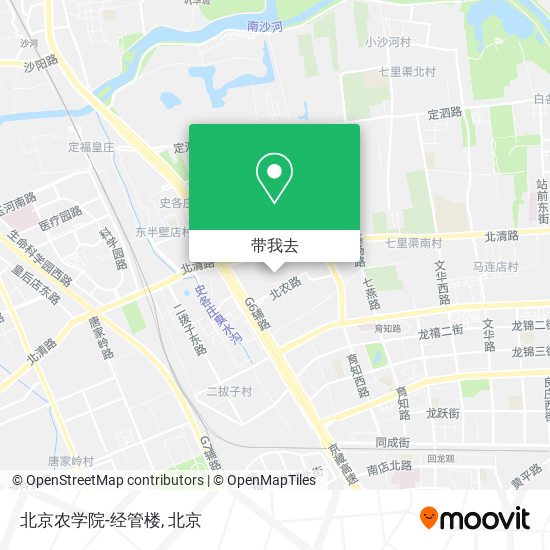 北京农学院-经管楼地图