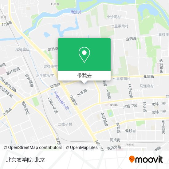 北京农学院地图
