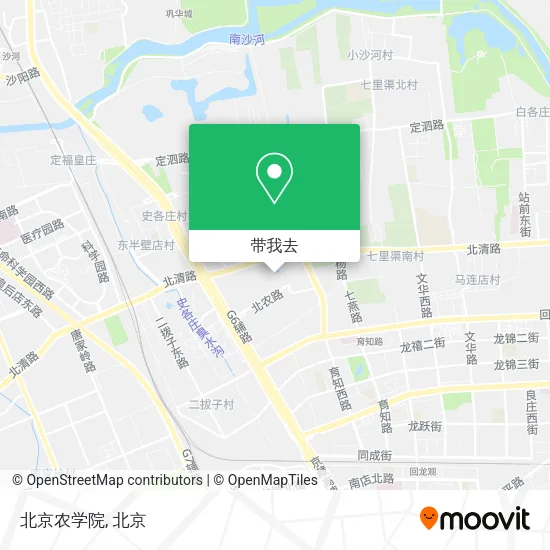 北京农学院地图