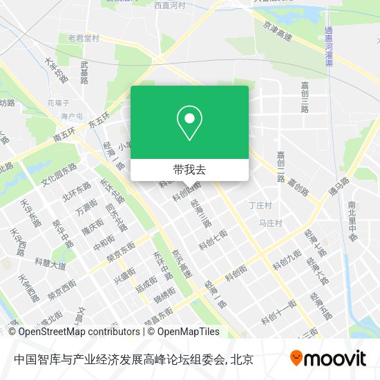 中国智库与产业经济发展高峰论坛组委会地图