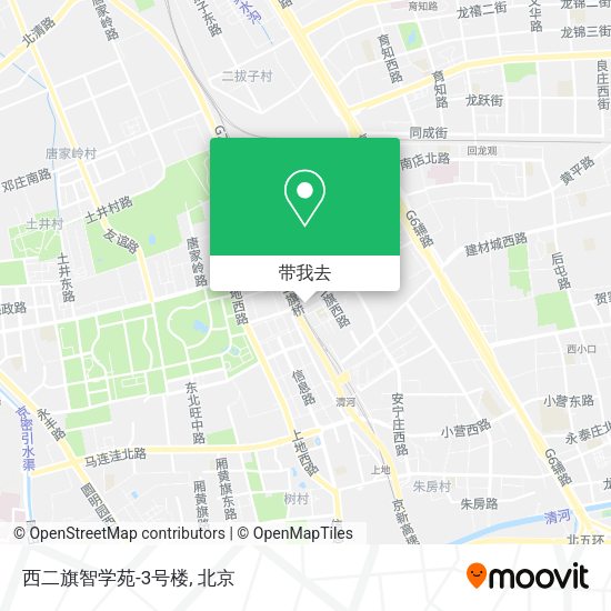 西二旗智学苑-3号楼地图