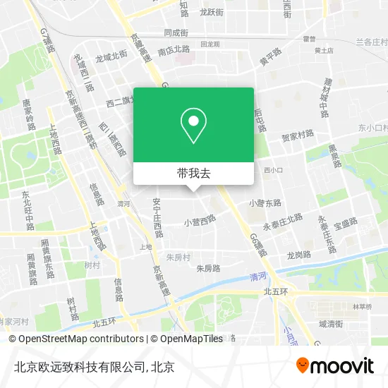 北京欧远致科技有限公司地图