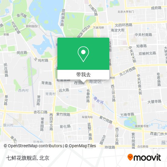 七鲜花旗舰店地图