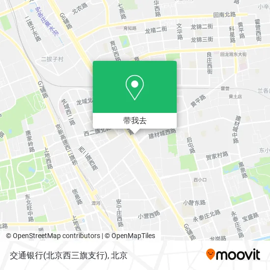 交通银行(北京西三旗支行)地图