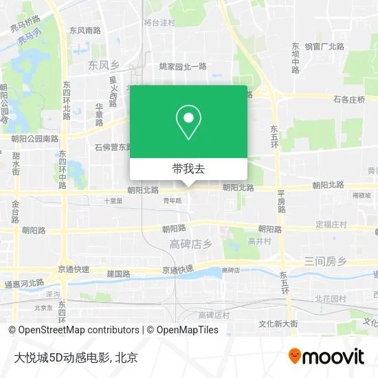 大悦城5D动感电影地图