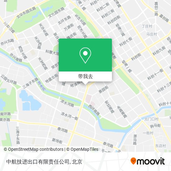 中航技进出口有限责任公司地图