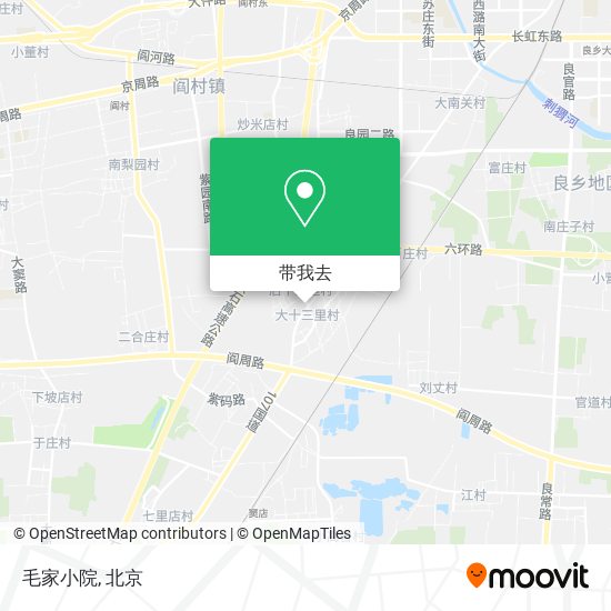 毛家小院地图