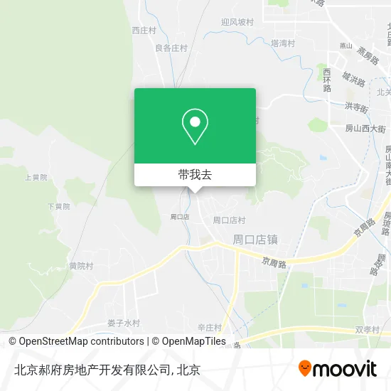 北京郝府房地产开发有限公司地图