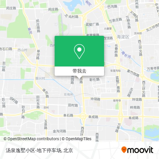 汤泉逸墅小区-地下停车场地图