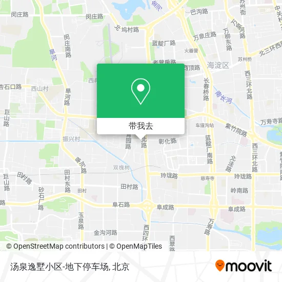 汤泉逸墅小区-地下停车场地图