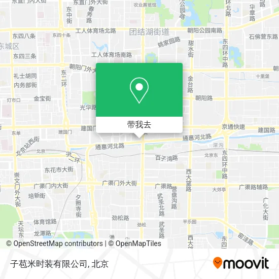 子苞米时装有限公司地图