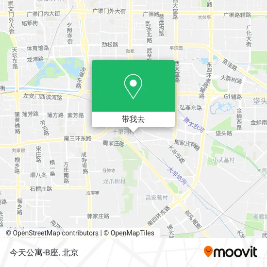 今天公寓-B座地图