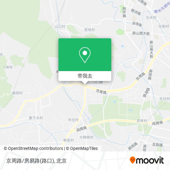 京周路/房易路(路口)地图
