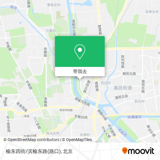 榆东四街/滨榆东路(路口)地图