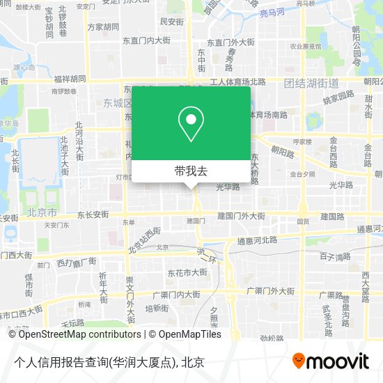 个人信用报告查询(华润大厦点)地图
