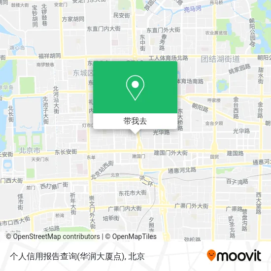 个人信用报告查询(华润大厦点)地图