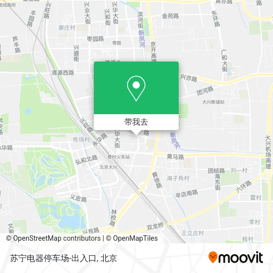 苏宁电器停车场-出入口地图