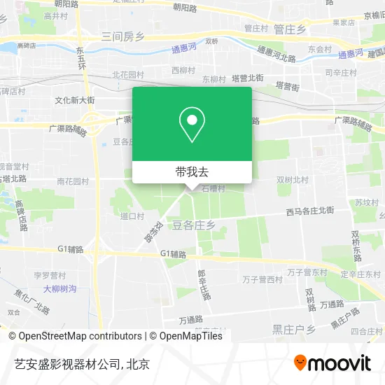 艺安盛影视器材公司地图