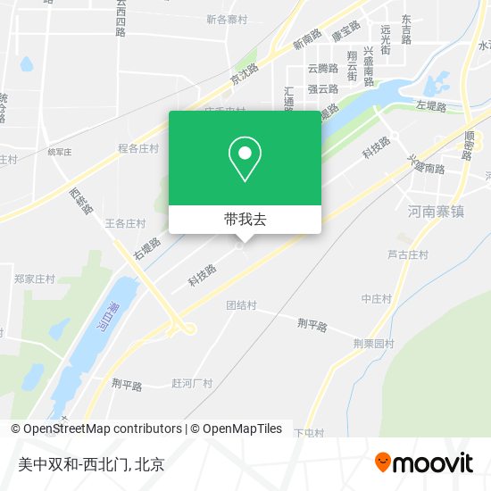 美中双和-西北门地图