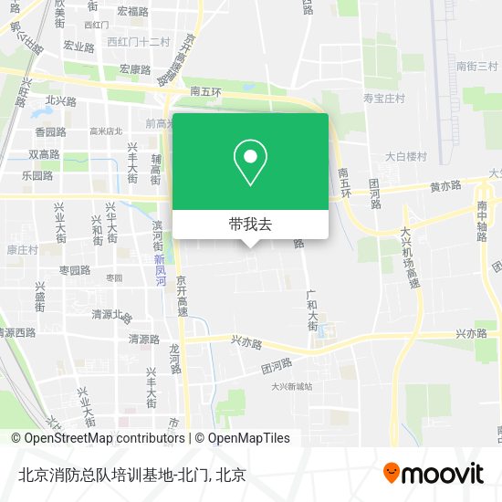 北京消防总队培训基地-北门地图