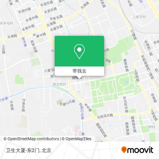 卫生大厦-东2门地图