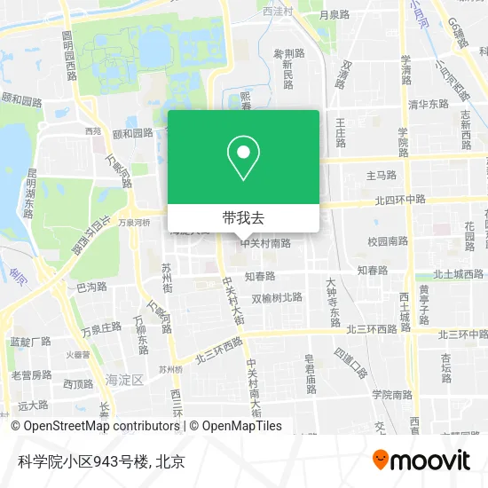 科学院小区943号楼地图