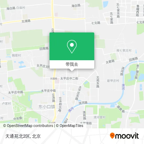 天通苑北2区地图