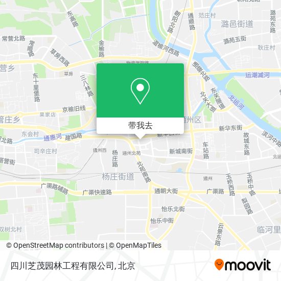 四川芝茂园林工程有限公司地图