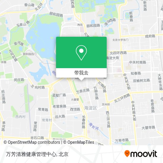 万芳清雅健康管理中心地图