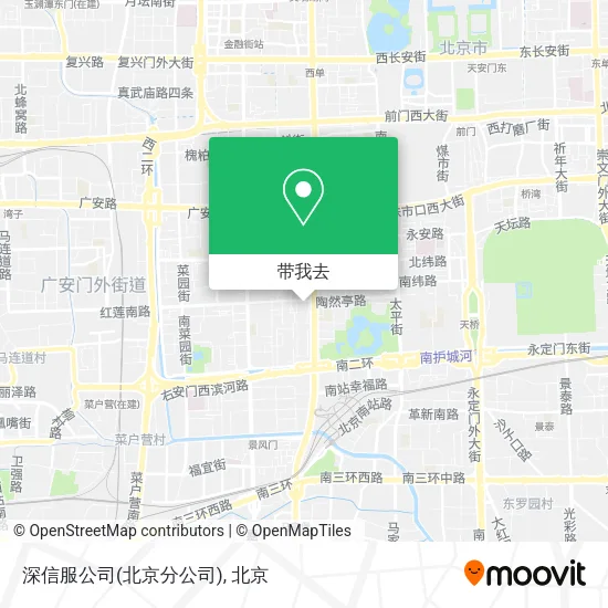 深信服公司(北京分公司)地图