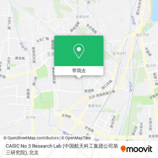 CASIC No 3 Research Lab (中国航天科工集团公司第三研究院)地图