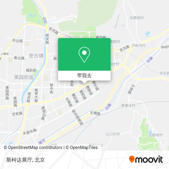 斯柯达展厅地图