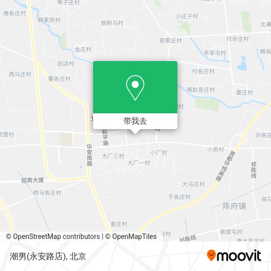 潮男(永安路店)地图
