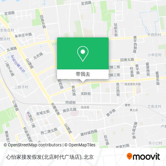 心怡家接发假发(北店时代广场店)地图