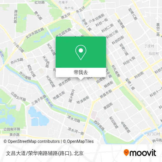 文昌大道/荣华南路辅路(路口)地图