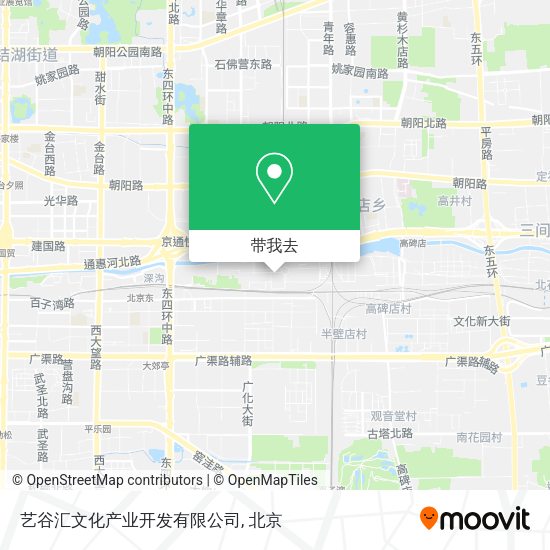 艺谷汇文化产业开发有限公司地图