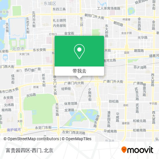 富贵园四区-西门地图